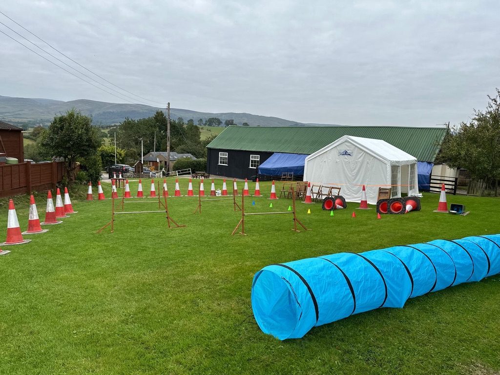 Outdoor pet and dog show area at Musgrave